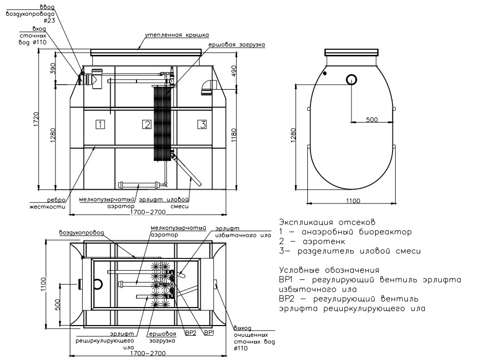 Септик Тверь Аэро 1,6H